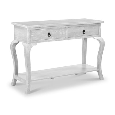 Beatrice Mango Wood 2 Drawer Console Table