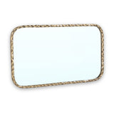 Joan Iron Rounded Edge Wall Mirror from Roseland Furniture