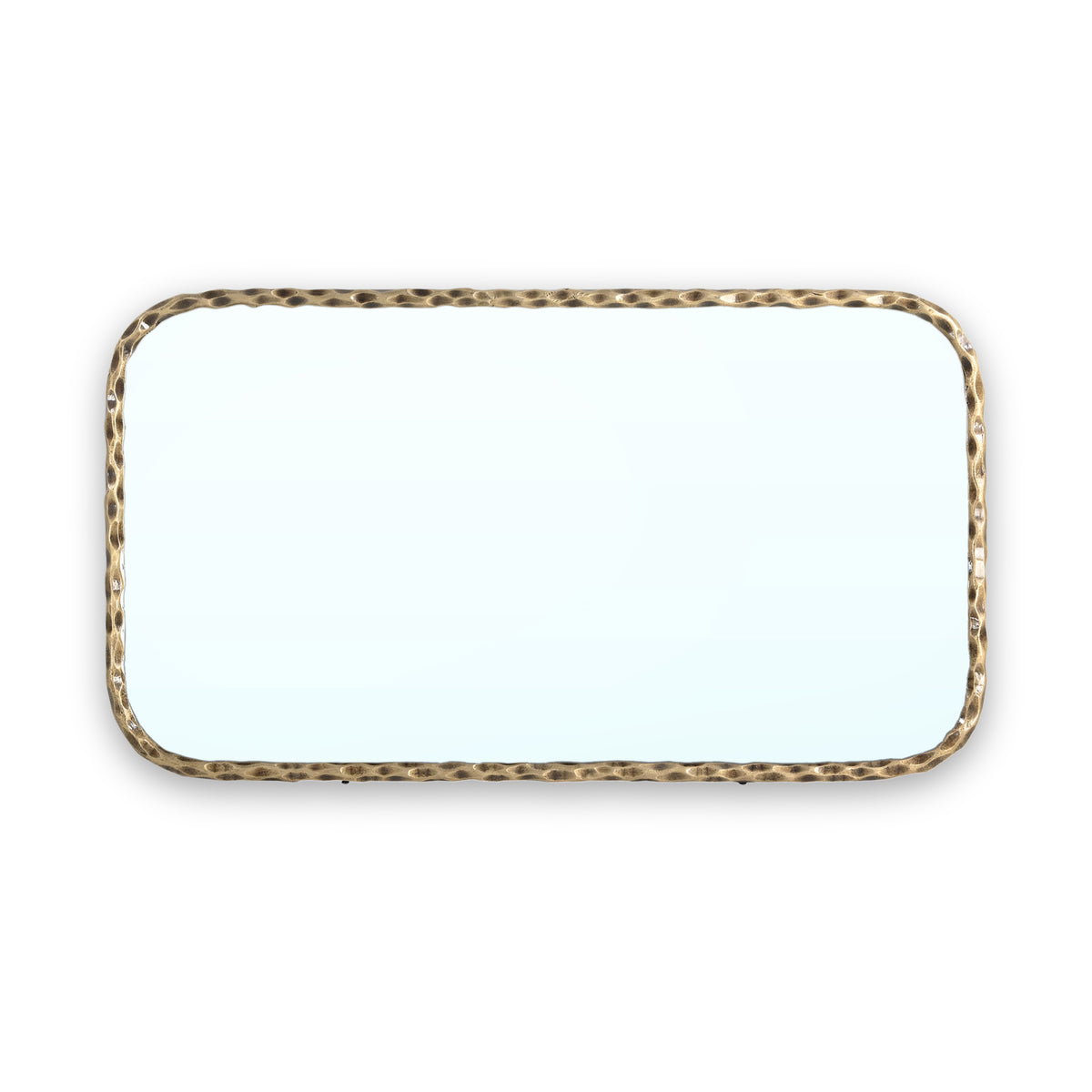 Joan Iron Rounded Edge Wall Mirror from Roseland Furniture