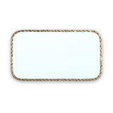 Joan Iron Rounded Edge Wall Mirror from Roseland Furniture