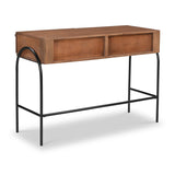 Hanae Mango Wood Console Table Dims from Roseland Furniture
