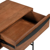 Hanae Mango Wood Console Table Dims from Roseland Furniture