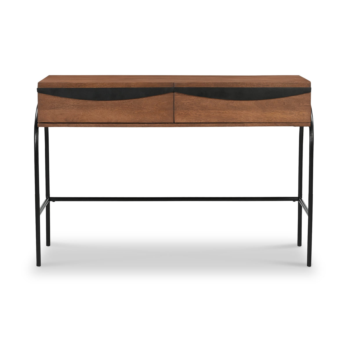 Hanae Mango Wood Console Table Dims from Roseland Furniture