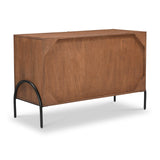 Hanae Mango Wood 3 Drawer Chest Front1 from Roseland Furniture