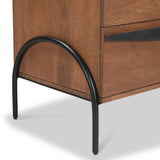 Hanae Mango Wood 3 Drawer Chest Front1 from Roseland Furniture