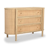 Indie Mango Wood 3 Drawer Chest Back1 from Roseland Furniture