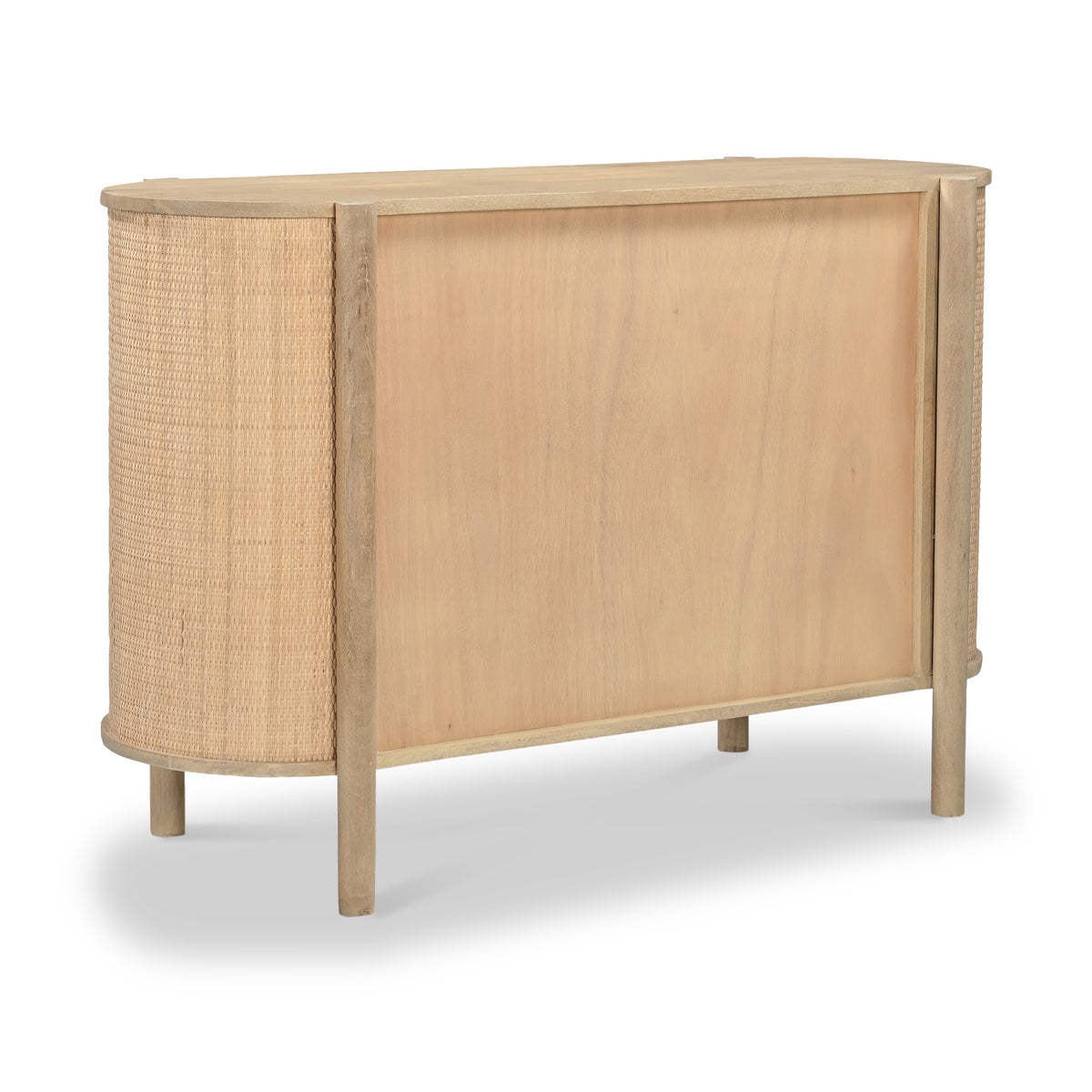 Indie Mango Wood 3 Drawer Chest Back1 from Roseland Furniture