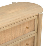 Indie Mango Wood 3 Drawer Chest Back1 from Roseland Furniture