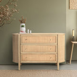 Indie Mango Wood 3 Drawer Chest Back1 from Roseland Furniture