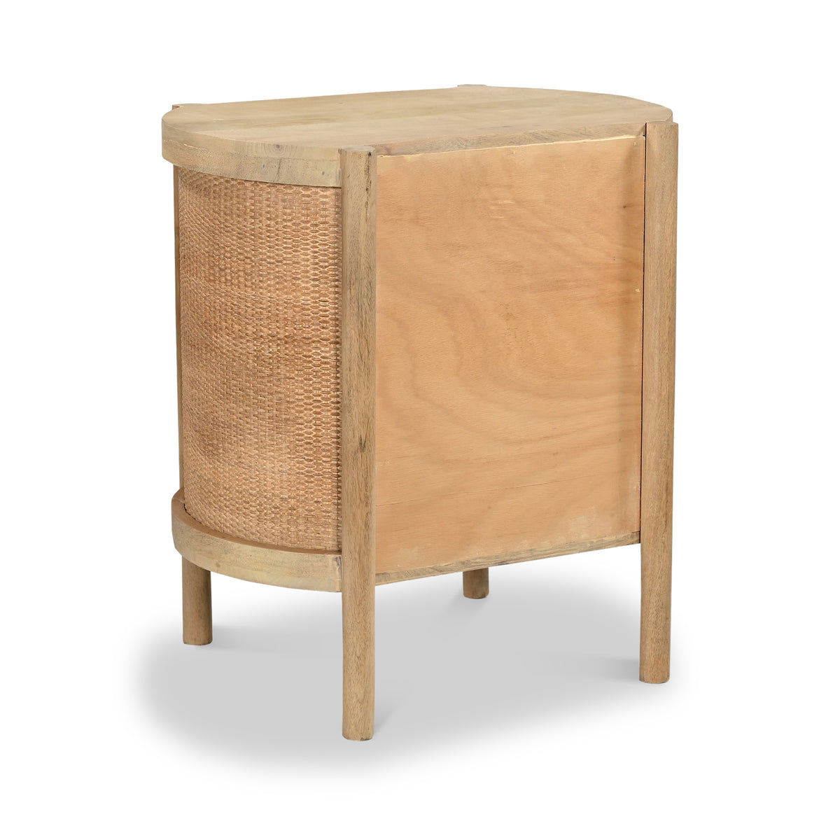 Indie Mango Wood 2 Drawer Bedside Dims from Roseland Furniture