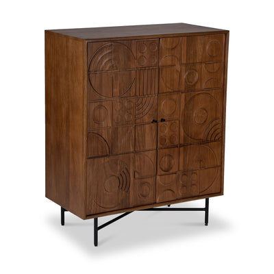 Christa Mango Wood 2 Door Small Sideboard