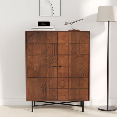Christa Mango Wood 2 Door Small Sideboard