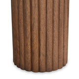 Zanetti Fluted Round Coffee Table Front2 from Roseland Furniture