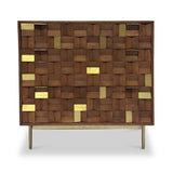 Nova Mango Wood 3 Drawer Chest Front1 from Roseland Furniture