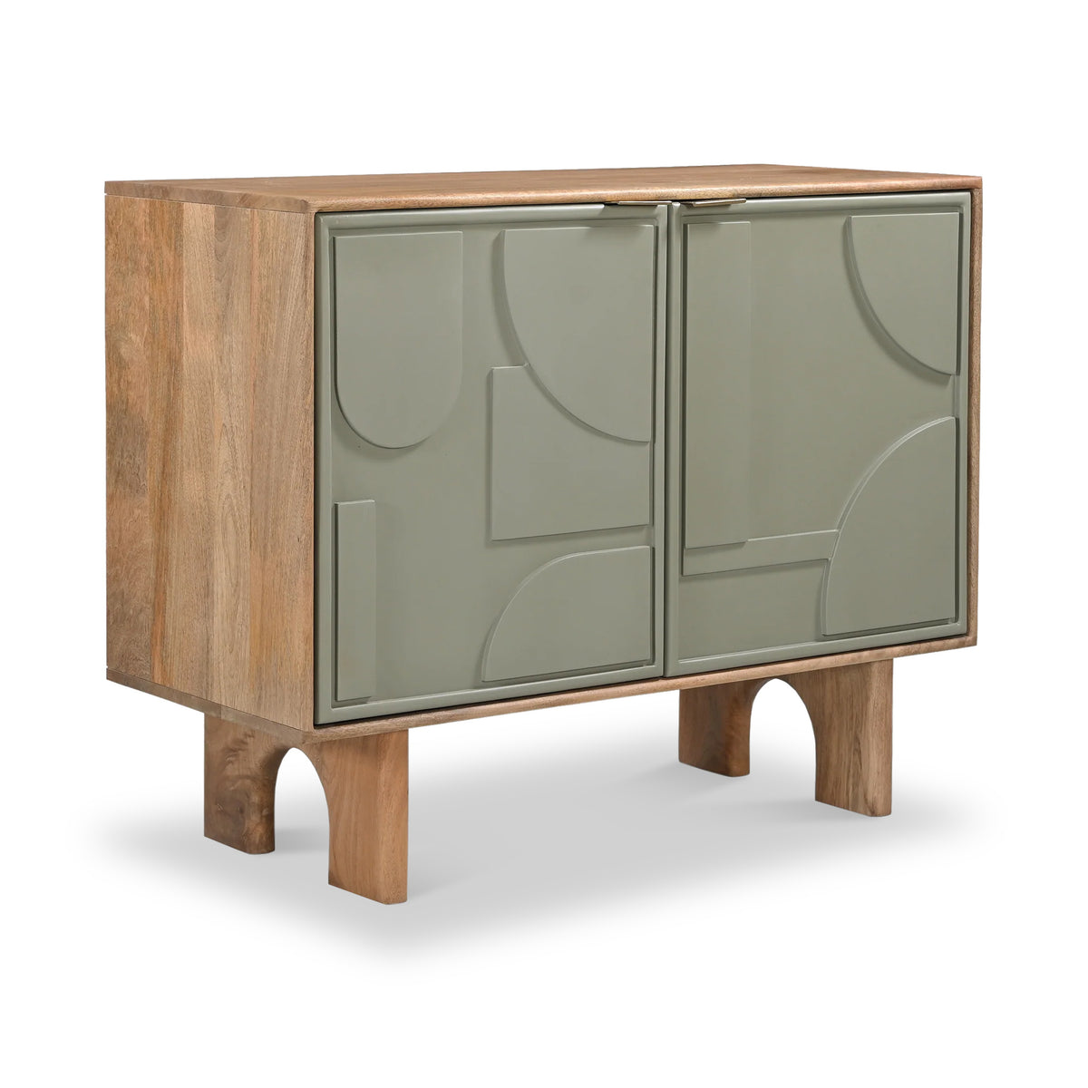 Clover Painted Mango Wood 2 Door Sideboard from Roseland Furniture
