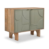 Clover Painted Mango Wood 2 Door Sideboard from Roseland Furniture