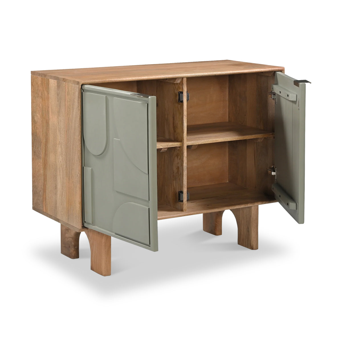 Clover Painted Mango Wood 2 Door Sideboard from Roseland Furniture