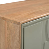 Clover Painted Mango Wood 2 Door Sideboard from Roseland Furniture