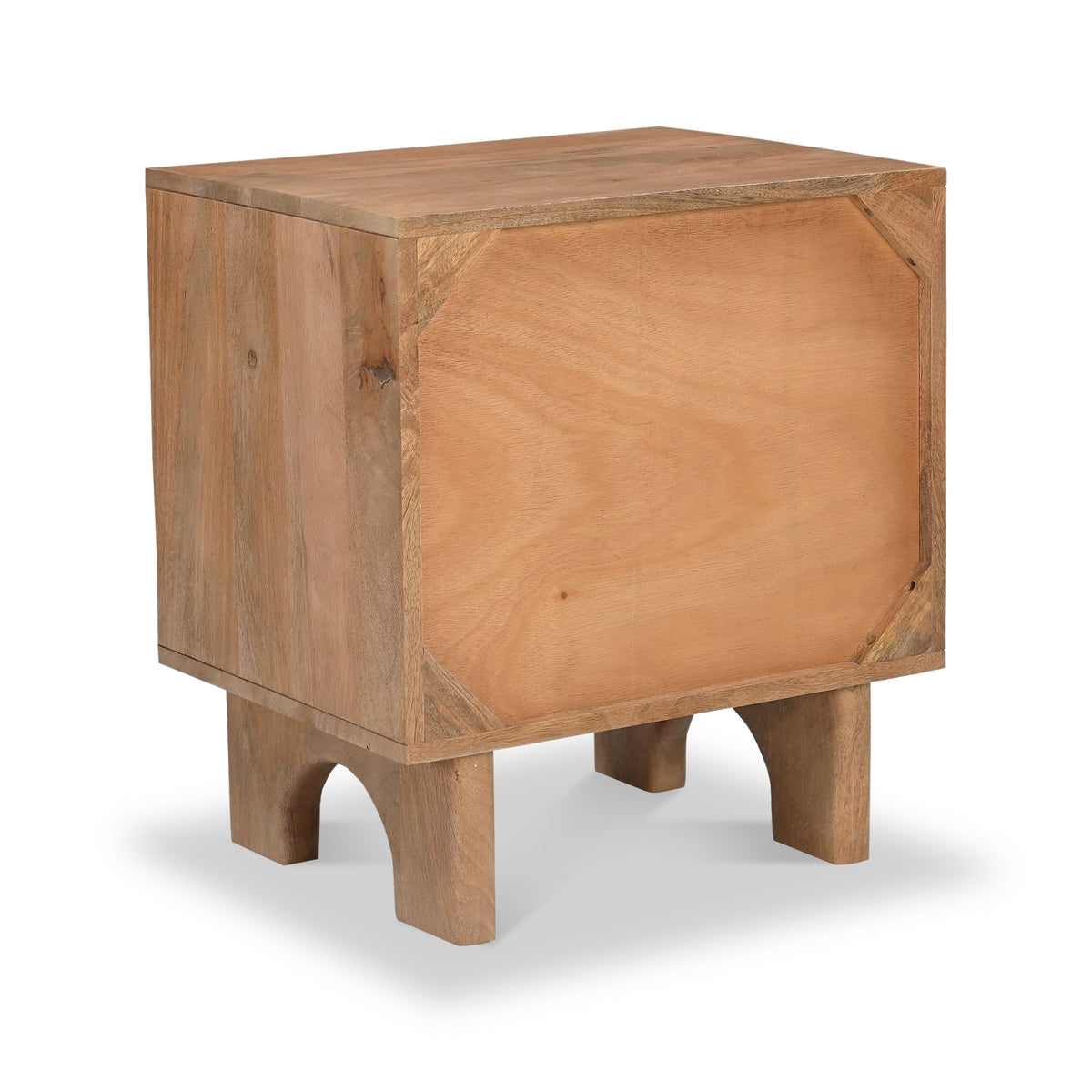Clover Painted Mango Wood 2 Drawer Bedside from Roseland Furniture