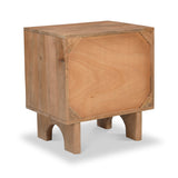 Clover Painted Mango Wood 2 Drawer Bedside from Roseland Furniture