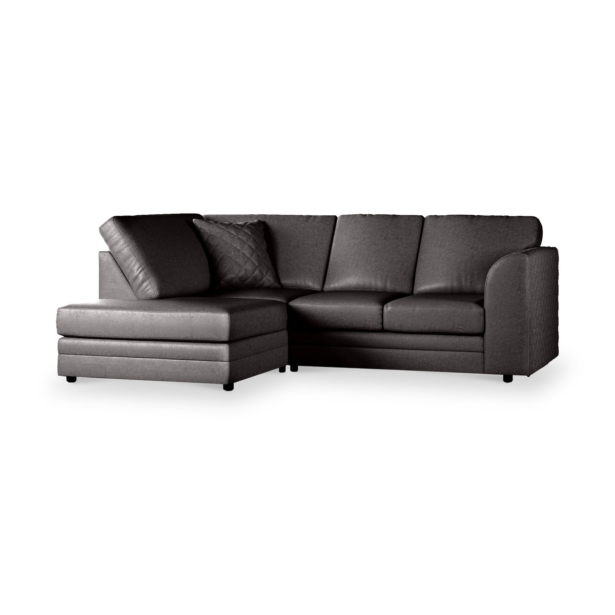 Colby Faux Leather Corner Sofa