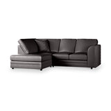 Colby Faux Leather Corner Sofa