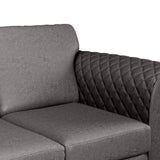 Colby Faux Leather Corner Sofa