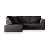 Colby Faux Leather Corner Sofa