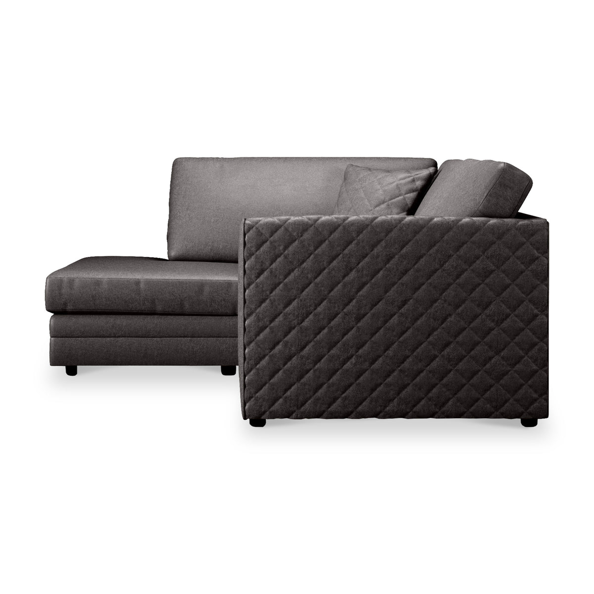 Colby Faux Leather Corner Sofa