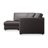 Colby Faux Leather Corner Sofa