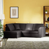 Colby Faux Leather Corner Sofa