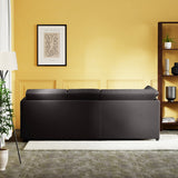 Colby Faux Leather Corner Sofa