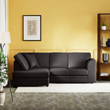 Colby Faux Leather Corner Sofa