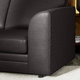 Colby Faux Leather Corner Sofa