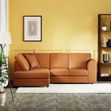 Colby Faux Leather Corner Sofa