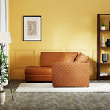 Colby Faux Leather Corner Sofa