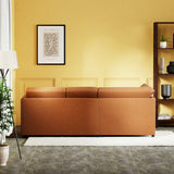 Colby Faux Leather Corner Sofa
