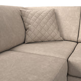 Colby Faux Leather Corner Sofa
