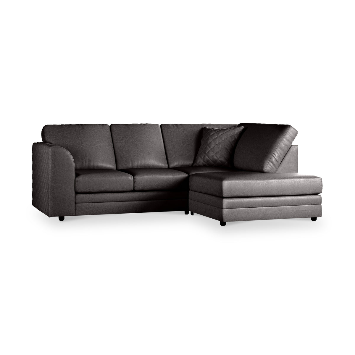 Colby Faux Leather Corner Sofa