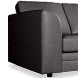 Colby Faux Leather Corner Sofa
