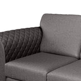 Colby Faux Leather Corner Sofa