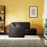 Colby Faux Leather Corner Sofa