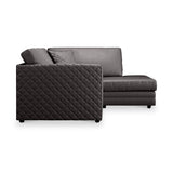 Colby Faux Leather Corner Sofa
