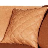 Colby Faux Leather Corner Sofa