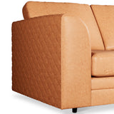 Colby Faux Leather Corner Sofa