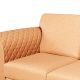 Colby Faux Leather Corner Sofa