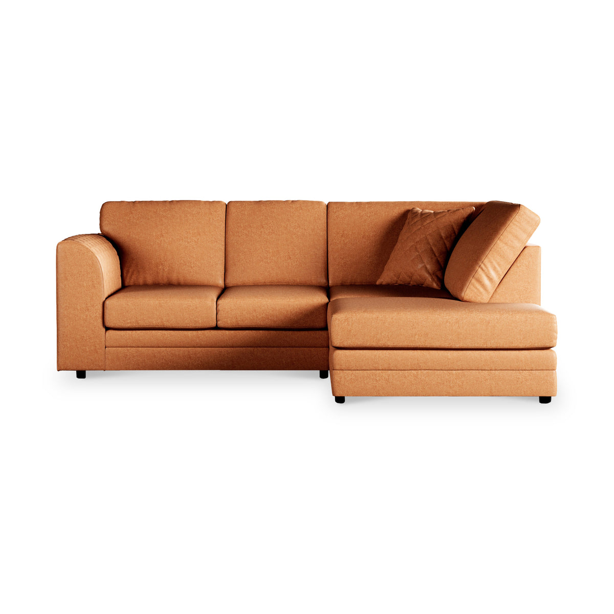 Colby Faux Leather Corner Sofa