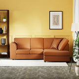 Colby Faux Leather Corner Sofa