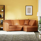 Colby Faux Leather Corner Sofa