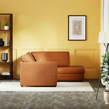 Colby Faux Leather Corner Sofa